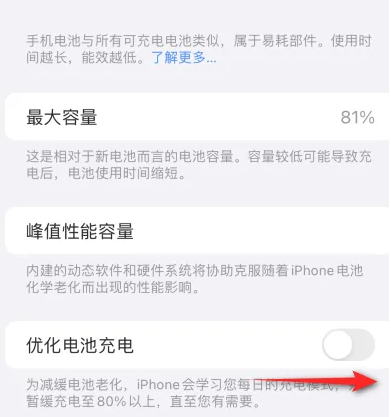 洞口苹果15维修分享iPhone15充电到80%就充不进电了怎么办 