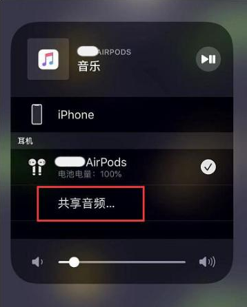 洞口苹果14音频维修点分享iPhone14音频共享设置方法 